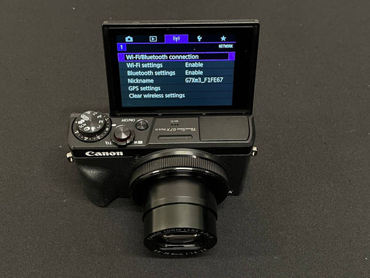 Canon PowerShot G7 X Mark III – 20.1MP Compact Camera with 4K Video & Flip Screen