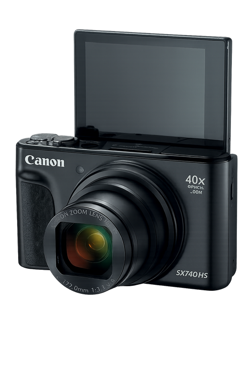 Canon PowerShot SX740 HS - 20.1MP Compact Camera with 4K Video & Flip Screen